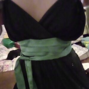 City Triangles Pleated Metallic Sheer Over Sewn In Slip  .cocktail Party Dress.